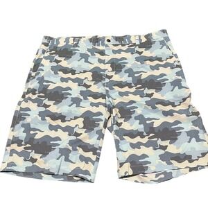 Peter Millar Golf Shorts Mens 42 Blue Camo Water Performance MS16EP01C